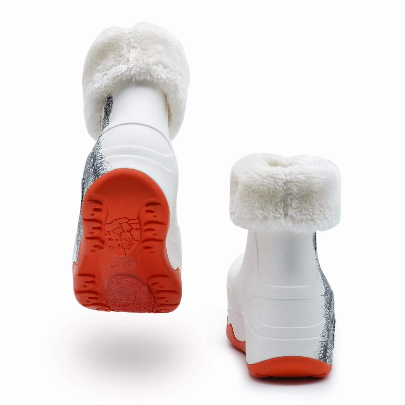 Be With You Navarra Boots with Napped Linings Women Boots Slip On