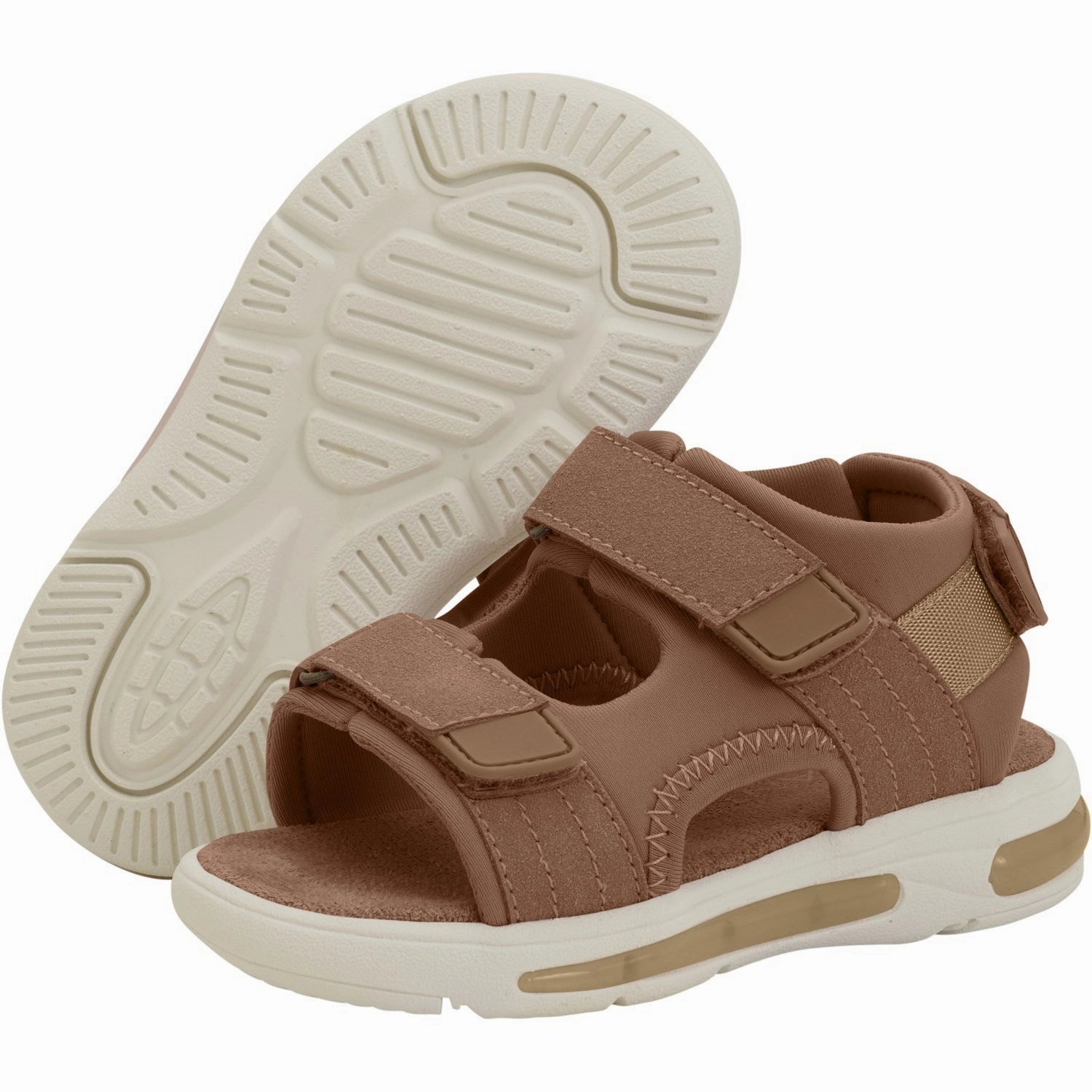 Royal Caribbean Sandals Jamaica En Fant Mocha Mousse Sandals Velcro w. Light