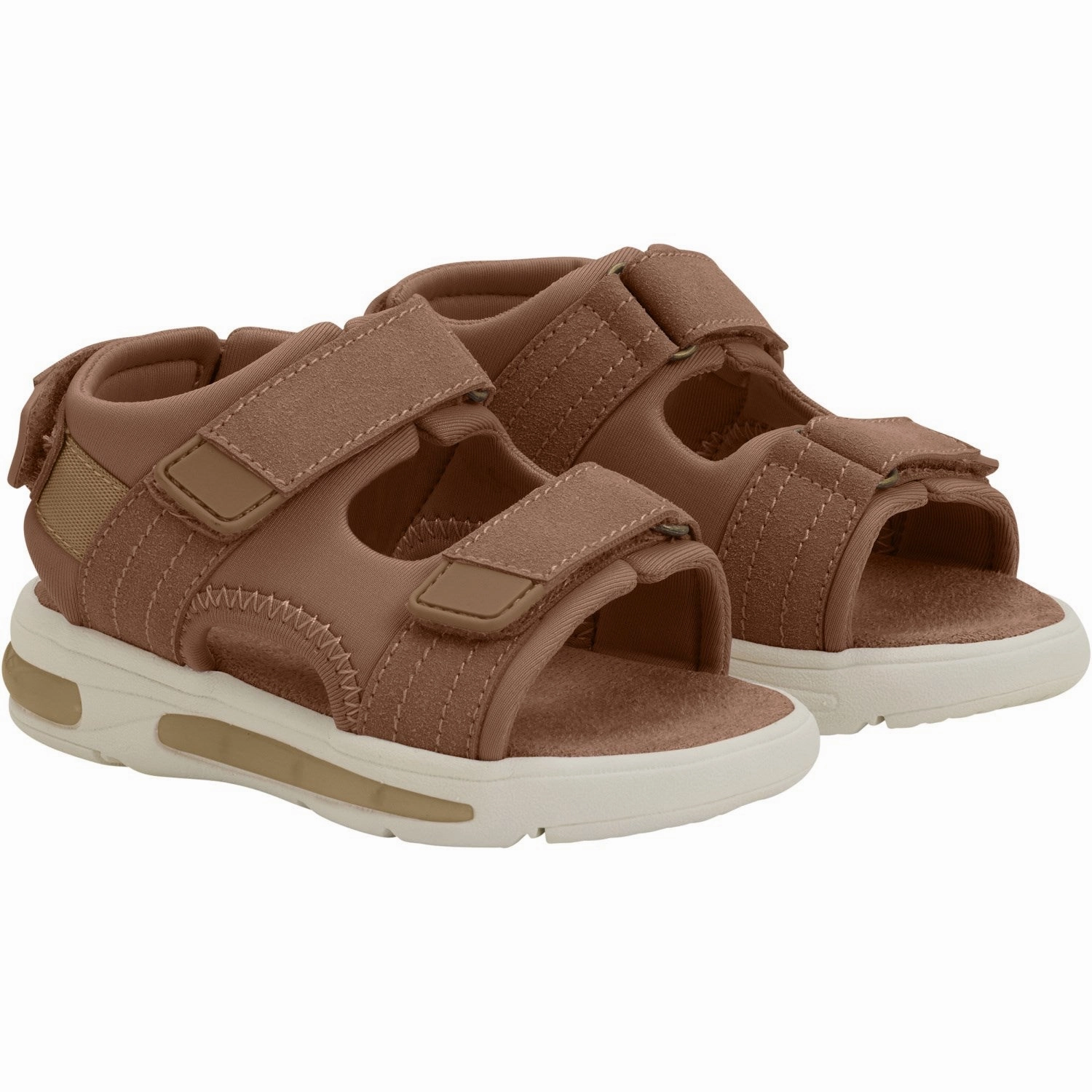 Sandals Slip-on En Fant Mocha Mousse Sandals Velcro w. Light