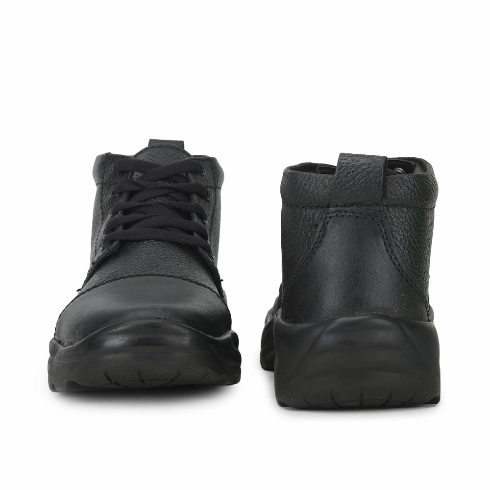 Freedom By Liberty Mens OXFORD5132 Defence Lacing Black Boots Aldo Knee Boots