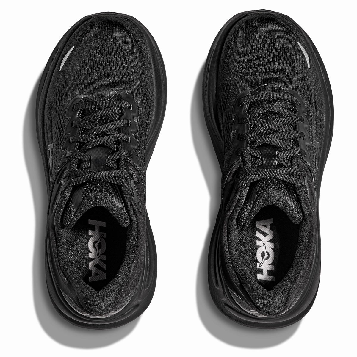 Squeaky Shoes Hoka Bondi 9 Running Shoes - Womens - Black