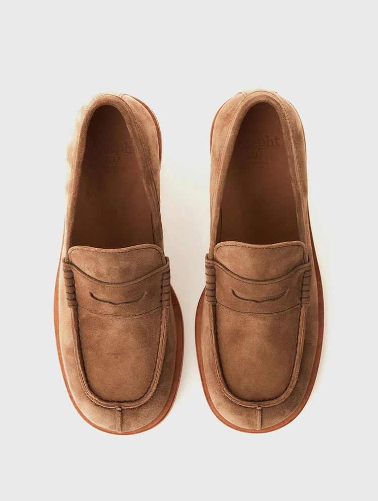 Betto Brown Cowboy Loafers