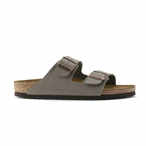 Birkenstock - Men's Arizona BF-Nubuck Slides (151211) Sandals In Jamaica