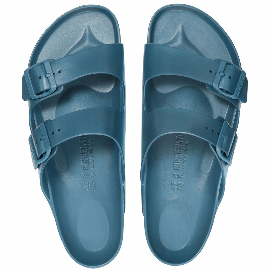 Birkenstock Unisex Arizona EVA - Regular - Elemental Blue Wedge Platform Sandals