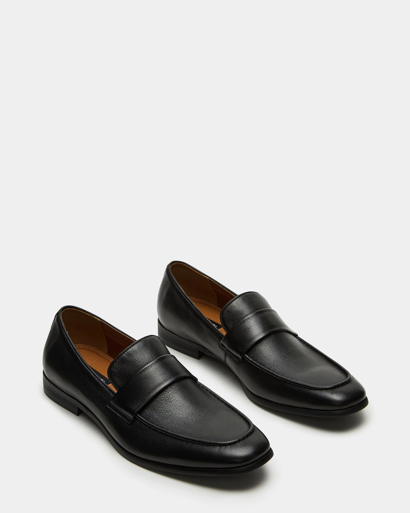 BISCUIT BLACK LEATHER Suede Loafers Women