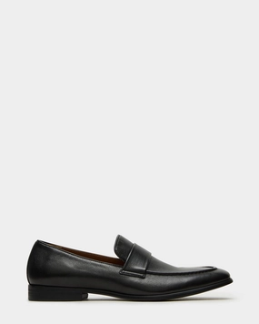 Lace Up Loafers BISCUIT BLACK LEATHER
