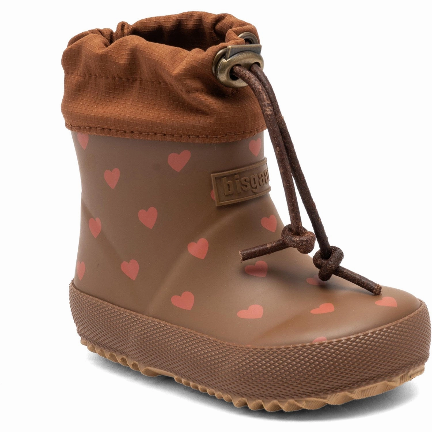 Bisgaard Chocolate Heartbeat Baby Thermo Rubber Rubber Boot Itchy Boots