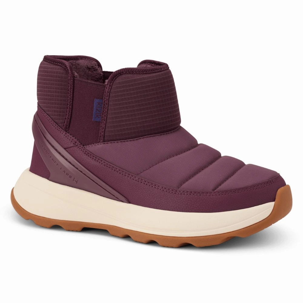 Riding Leather Boots Kizik Juno 2 Low Mauve Wine Winter Boot (Women's)