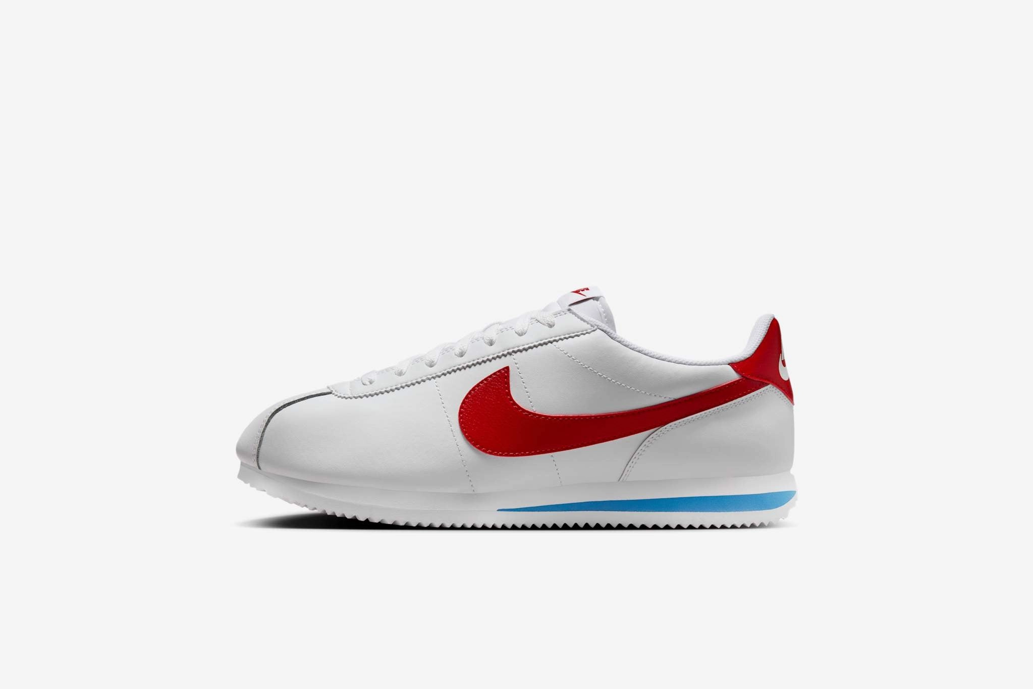 Nike Dennis Rodman Shoes Nike "Cortez" M - White / Varsity Red Blue (Forest Gump)