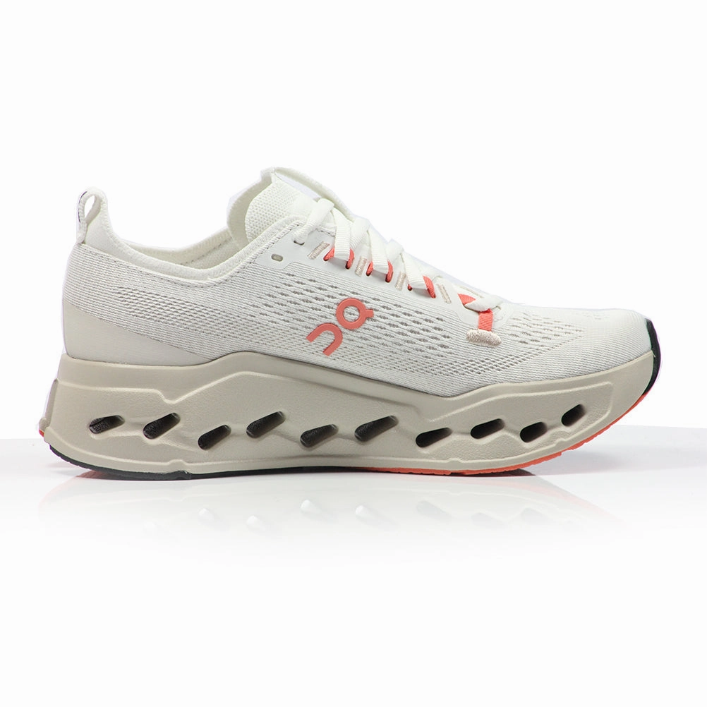 On Cloud Shoes Running On Cloudsurfer Max Women's Running Shoe - Ivory/Salmon