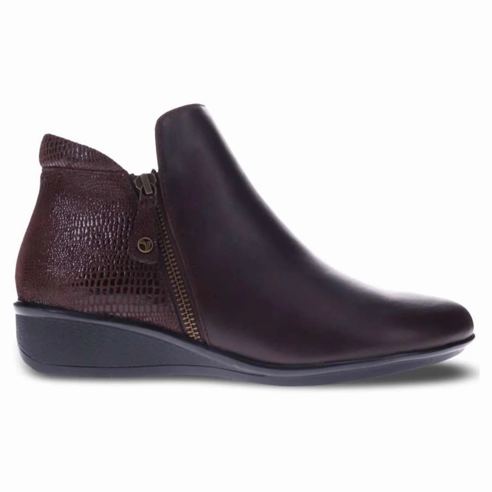 Revere Damascus Espresso Lizard Boot (Women's) Work Boots Amazon