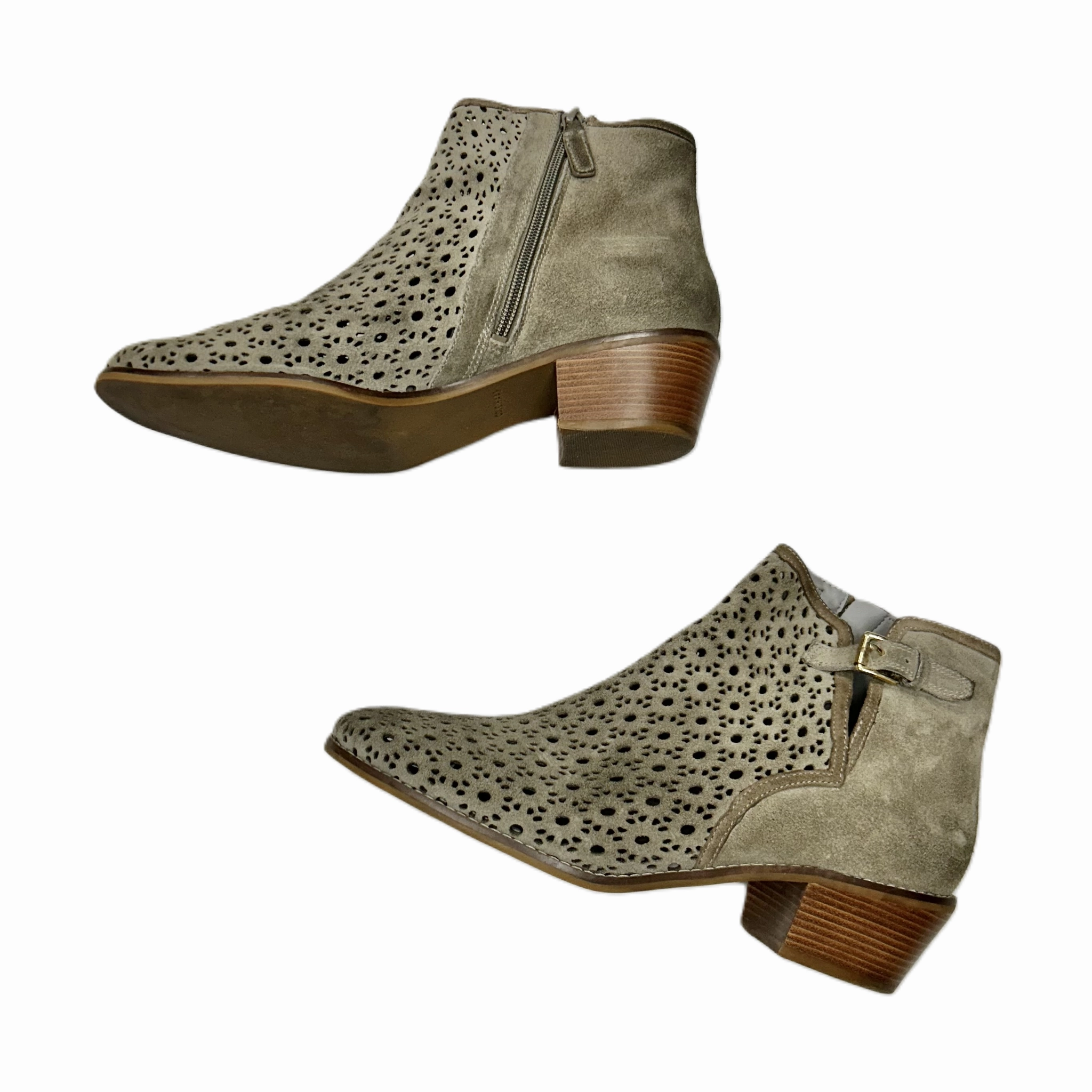 Ankle Boots Sale Boots Designer By Cole-haan In Taupe, Size: 10.5
