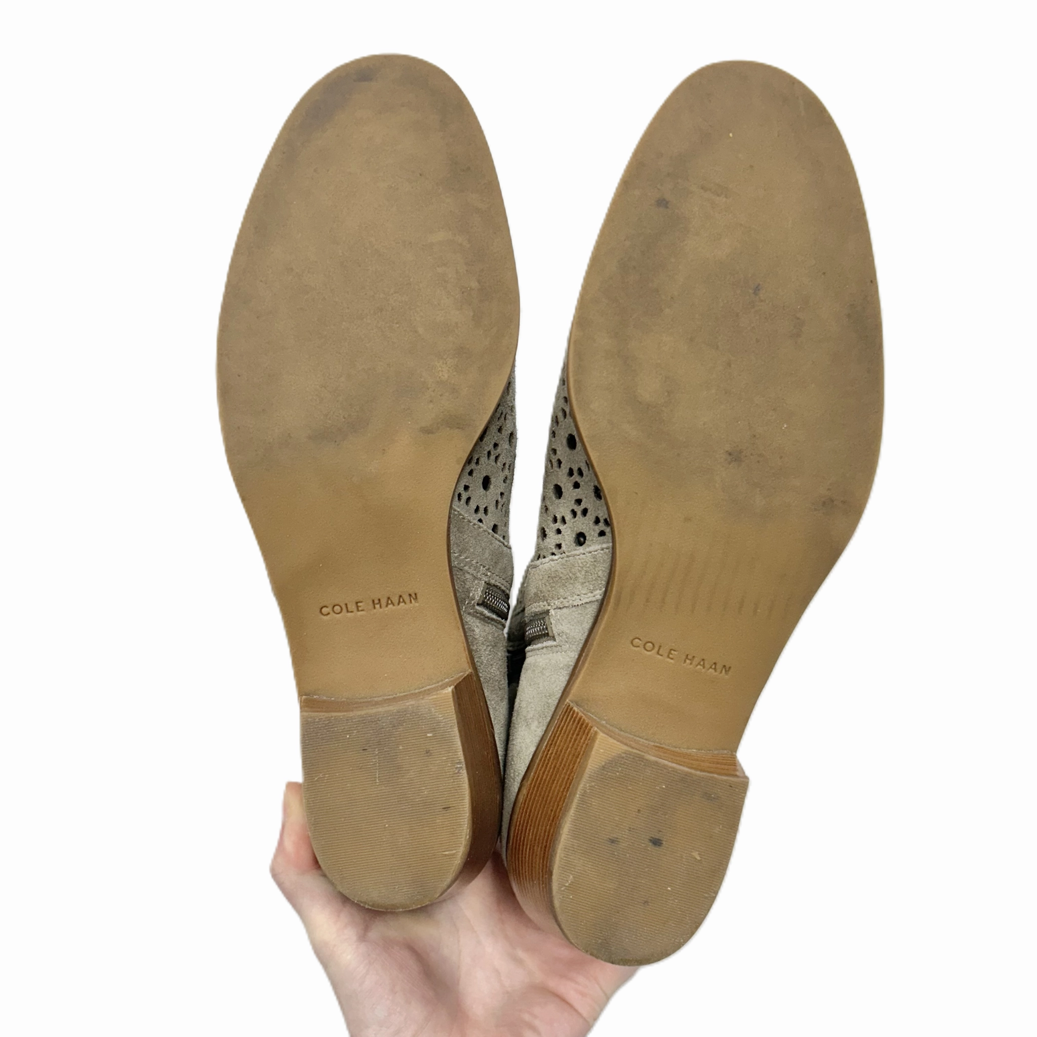 Custom Footbeds For Ski Boots Boots Designer By Cole-haan In Taupe, Size: 10.5