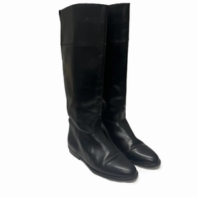 Boots Knee Flats By Calico In Black, Size: 8.5 Iron Age Boots