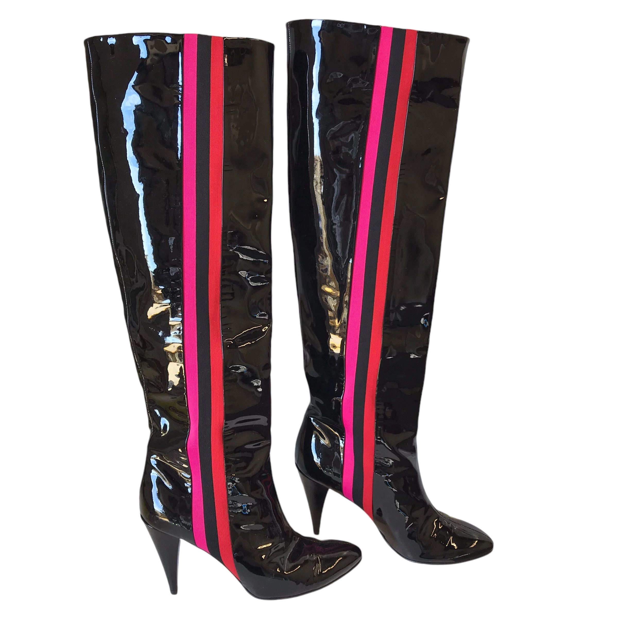 Western Winter Boots Boots Knee Heels By Alchimia Di Ballin In Black, Size:9