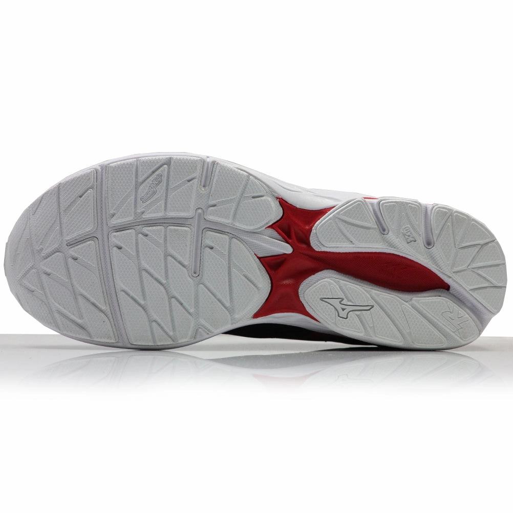 Mizuno Wave Rider 23 Junior Running Shoe - Black/Chinese Red Free Run 2 Running Shoes