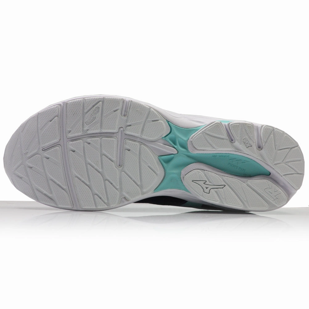 Mizuno Wave Rider 23 Junior Running Shoe - Med Blue/Abruba Blue Go Outdoors Running Shoes