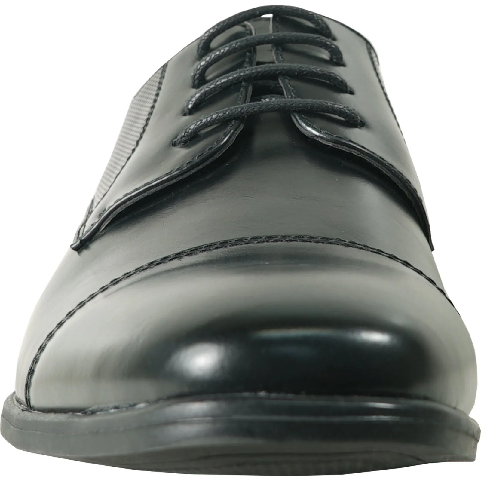 Ww Dress Shoes BRAVO Men Dress Shoe KING-6 Oxford Shoe Black - Medium and Wide Width Available