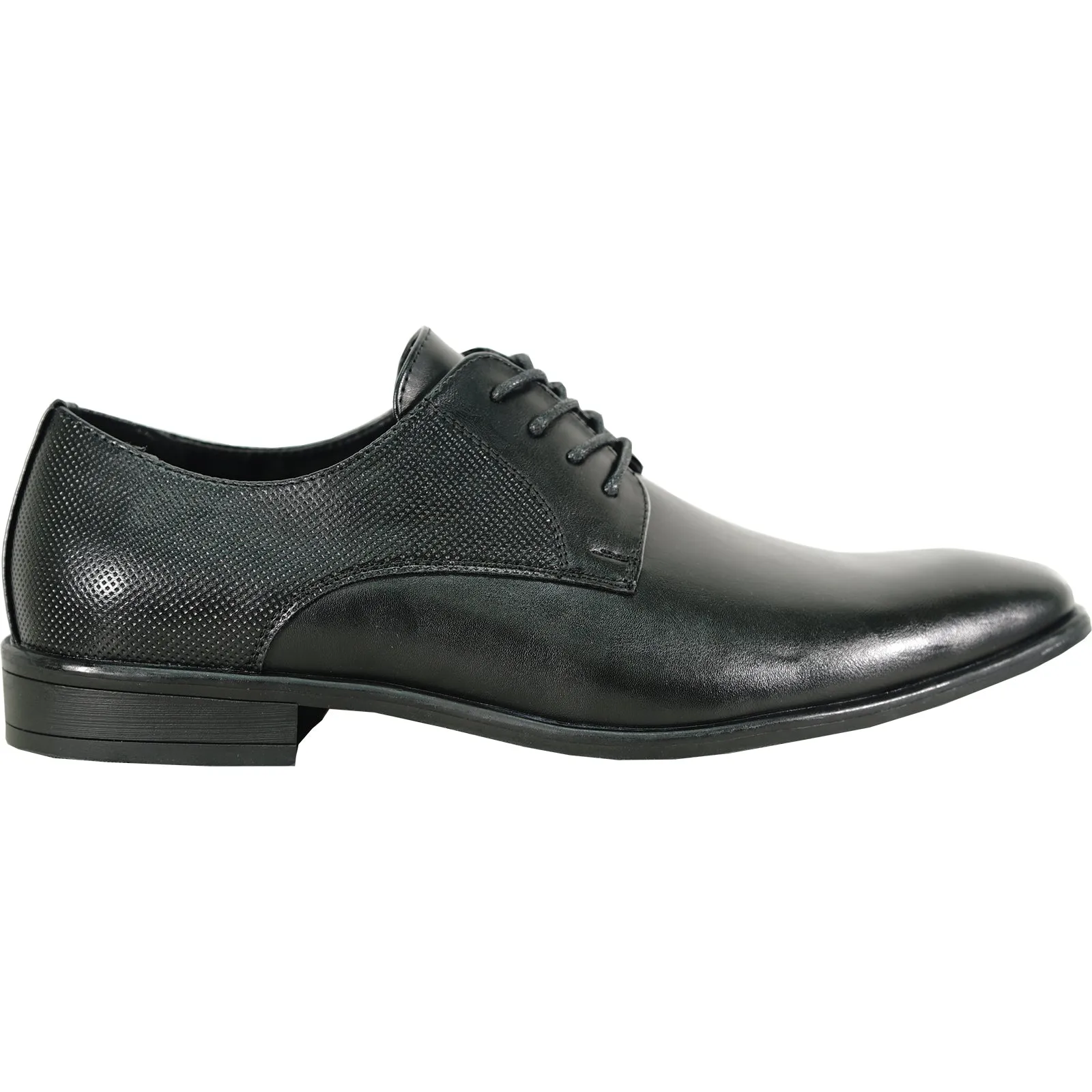 Amazon BRAVO Men Dress Shoe KING-7 Oxford Shoe Black - Medium and Wide Width Available