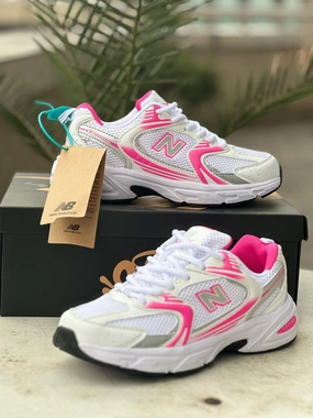 New Balance 530 Silver,white & Pink Running Sneakers Common Projects Sneakers