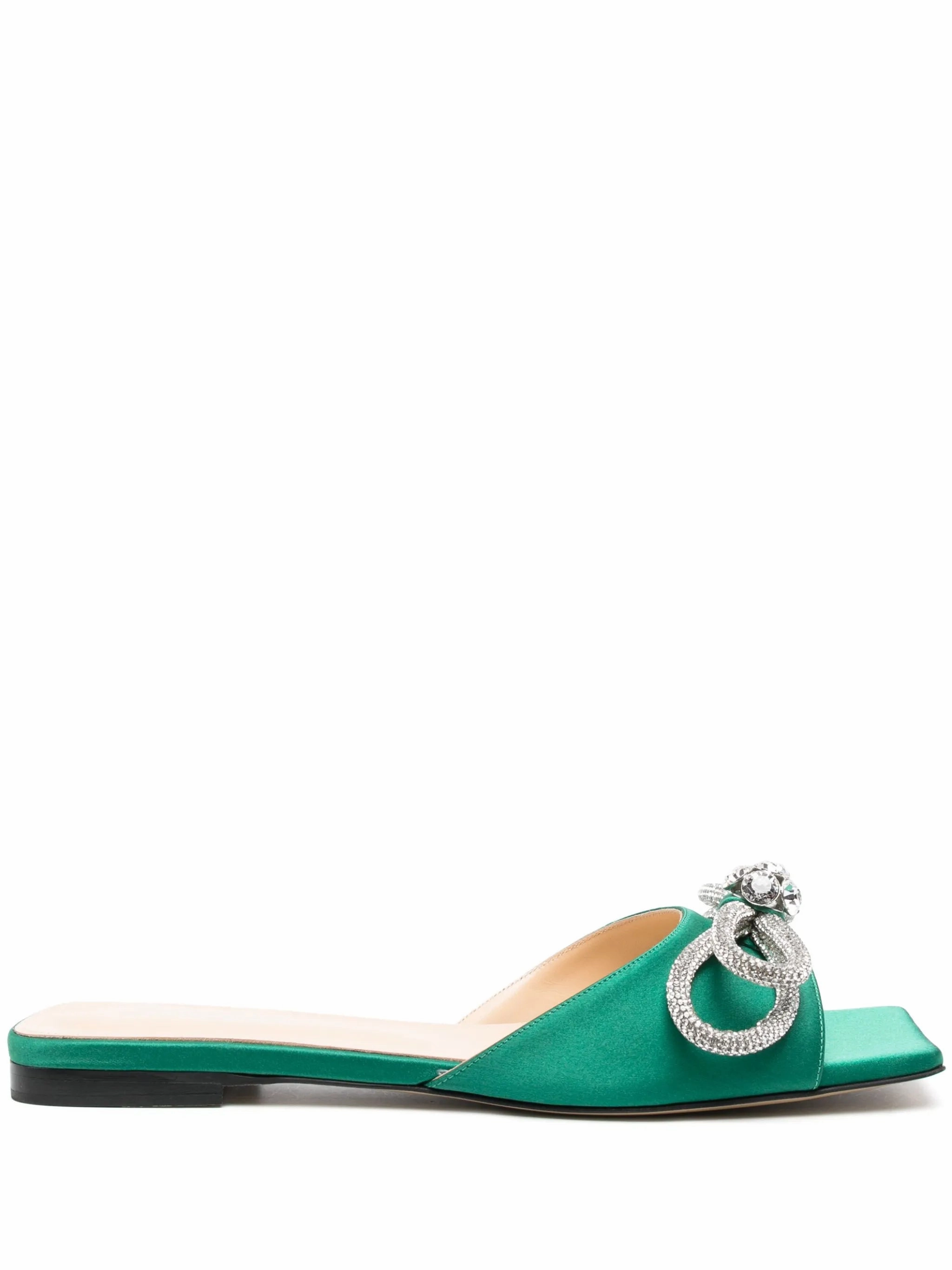 Good Gym Shoes crystal-embellished bow-detail sandals