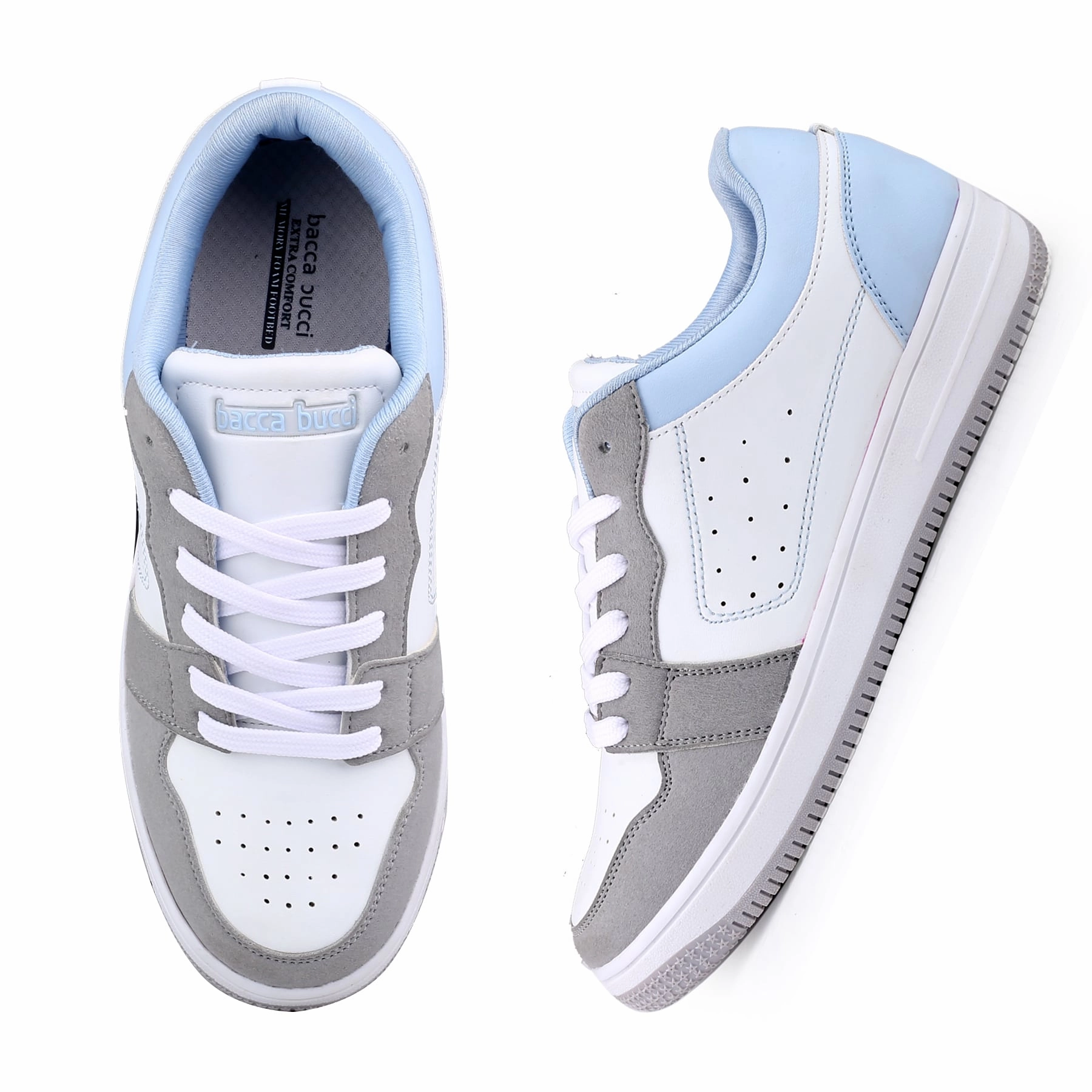 Bacca Bucci SOPHIA Low-top Flat Sole Sneakers For Women Walking Shoes For Flat Feet And Bunions