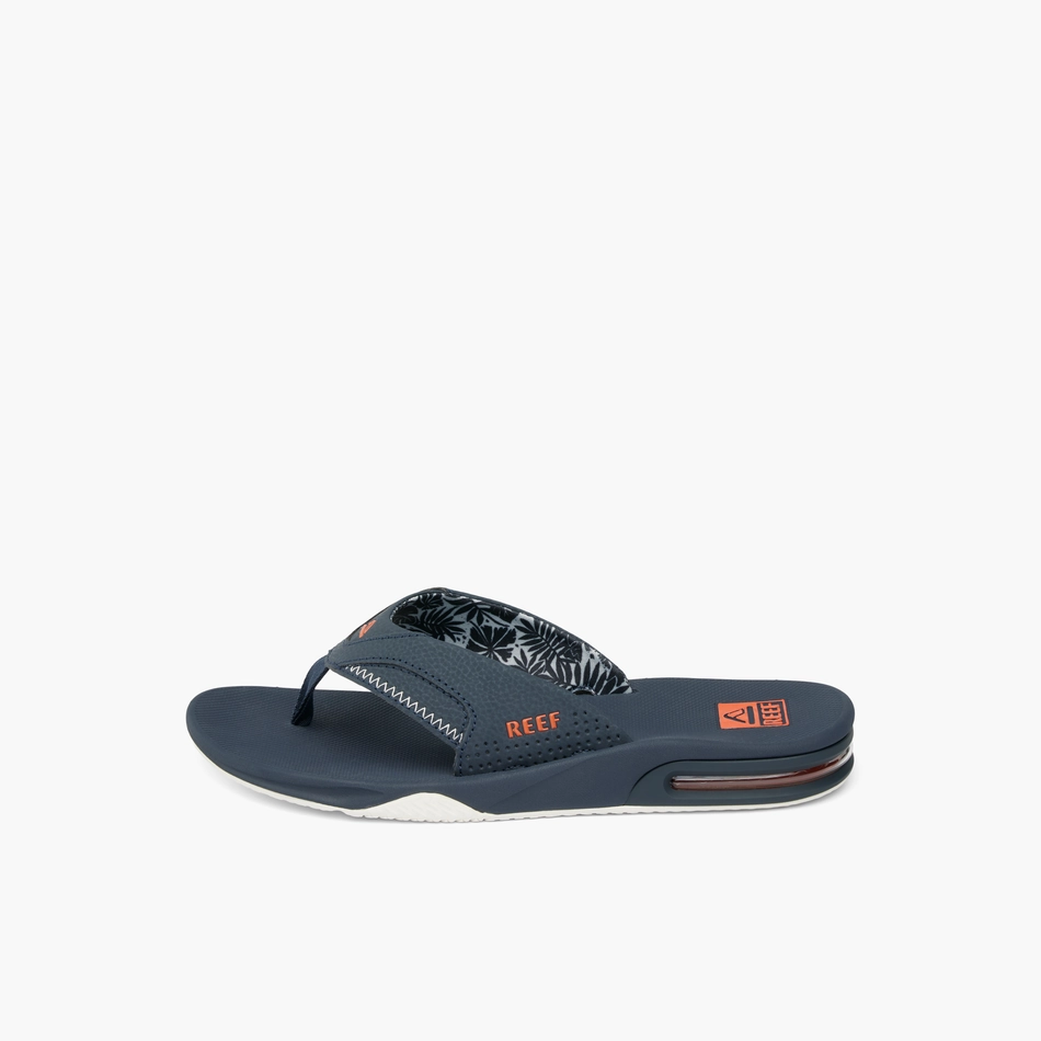 Strap Back Sandals REEF Fanning Sandal-Navy/Orange Tropic