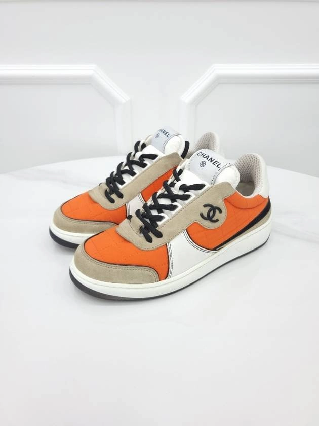 CC quilted suede sneakers G39802 36 5 Chanel Moncler Sneakers