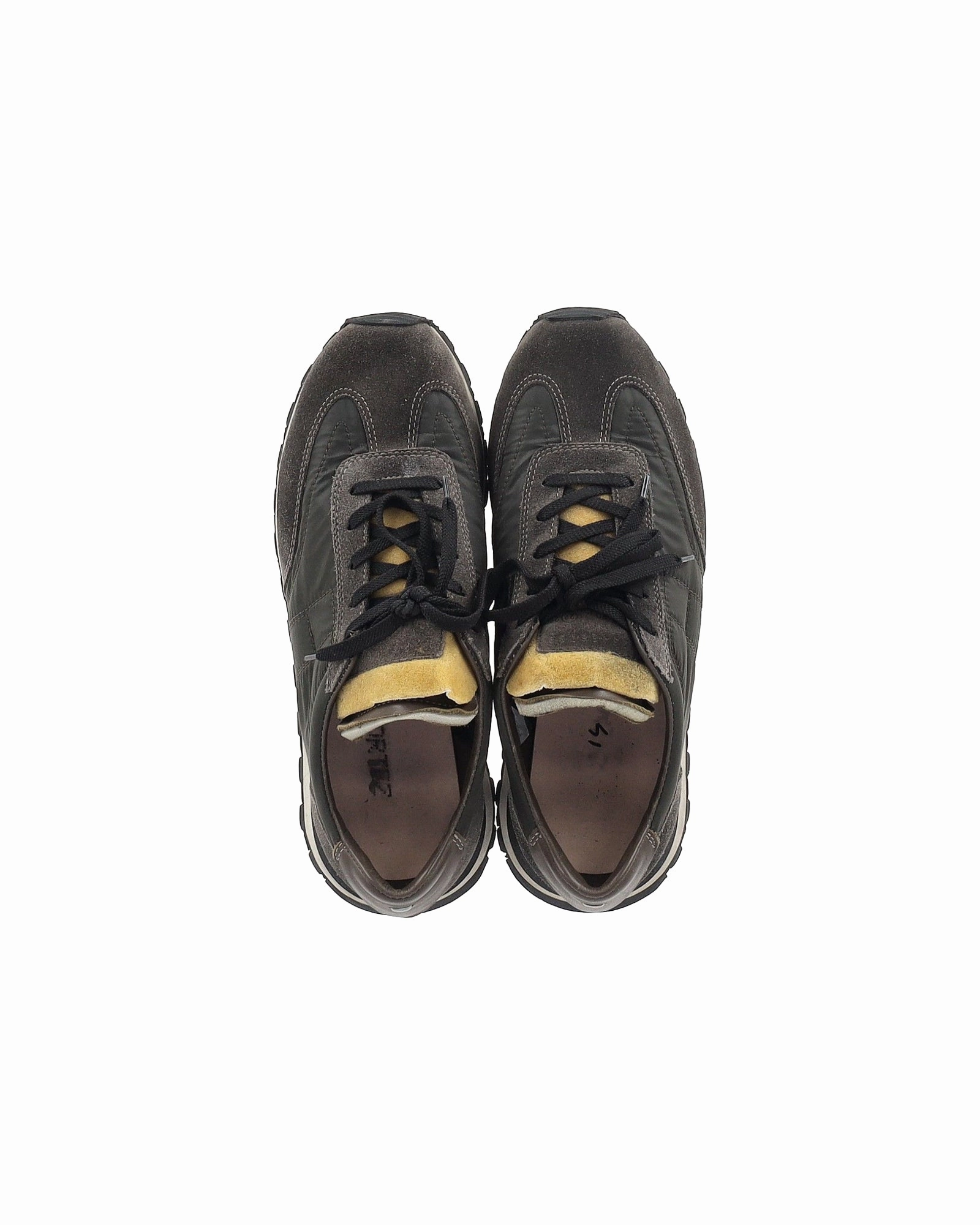 Maison Margiela 22 Retro Runner Sneakers in Brown Suede Sneakers Velcro