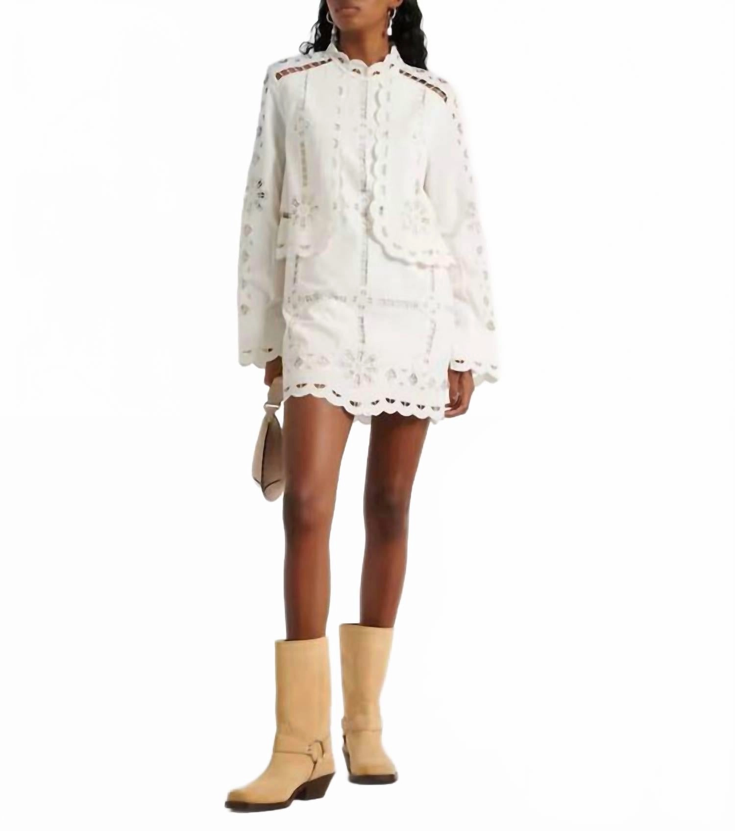 Boots Made In Usa Pre-Loved Women Antya Suede Biker Boots In Beige