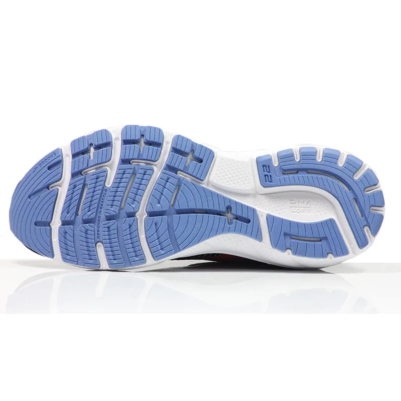 Free Run 5.0 Road Running Shoes Brooks Adrenaline GTS 22 Women's Running Shoe - Black/Lake Blue/Coral