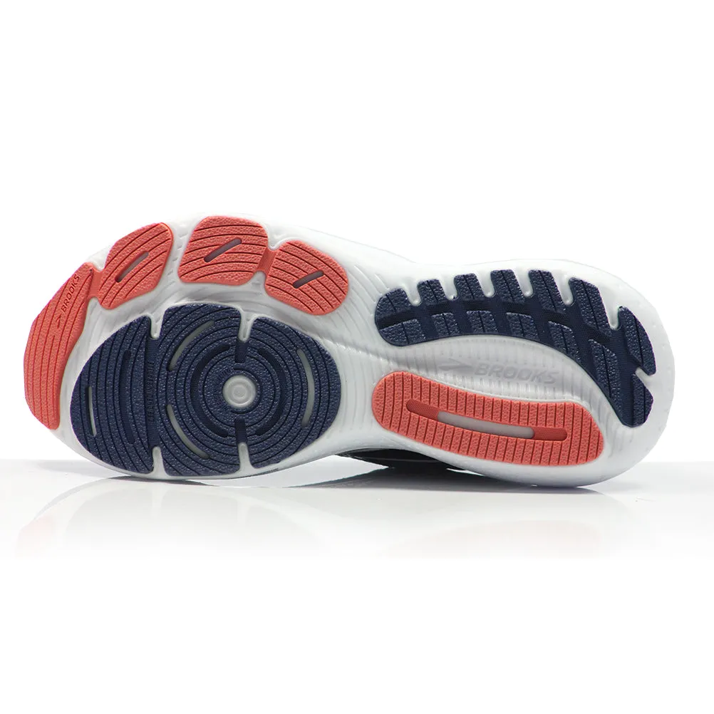 On The Run Shoes San Francisco Brooks Glycerin GTS 21 Women's Running Shoe - Blue/Icy Pink/Rose