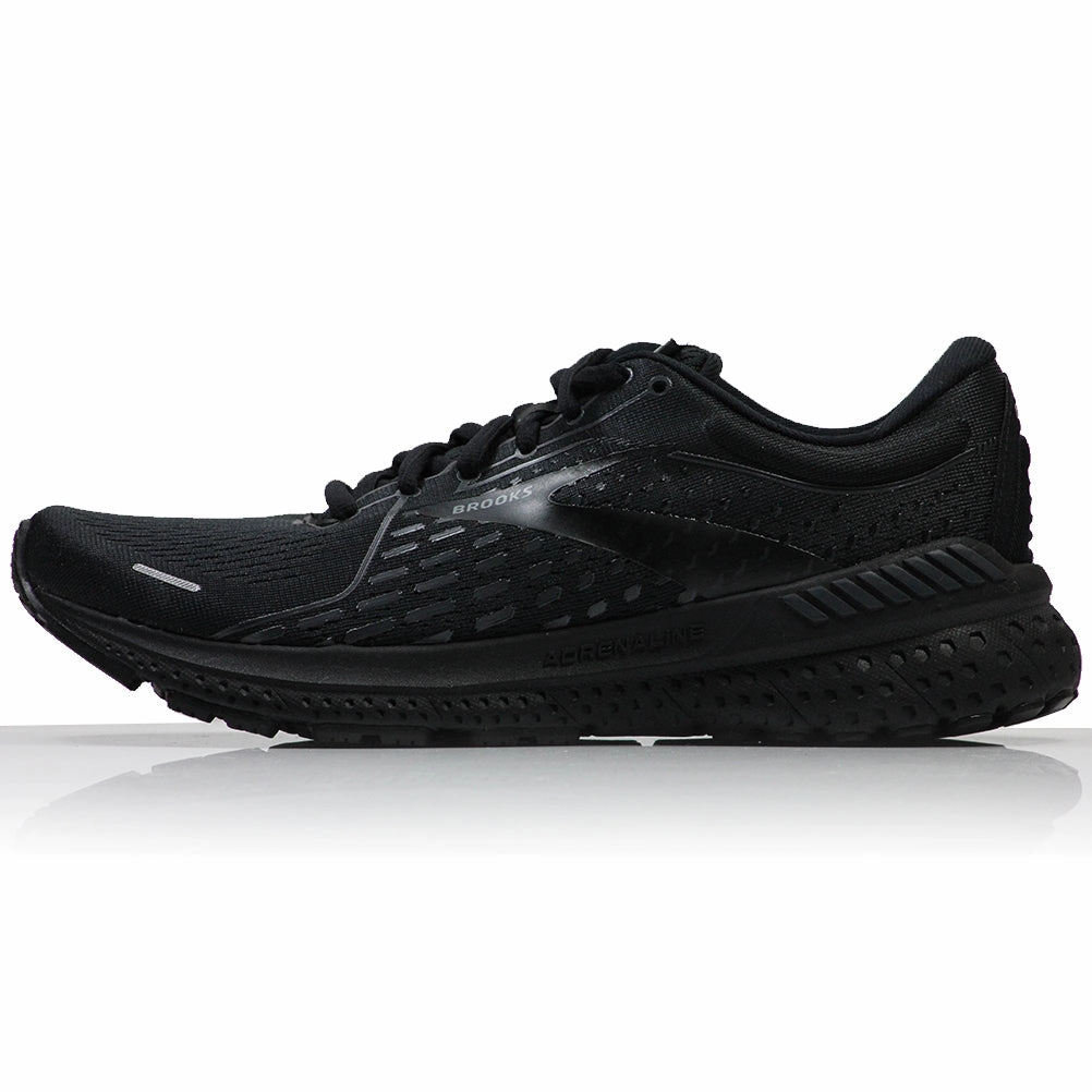 Best Shoes Winter Running Brooks Adrenaline GTS 21 Women's Running Shoe - Black/Black/Ebony