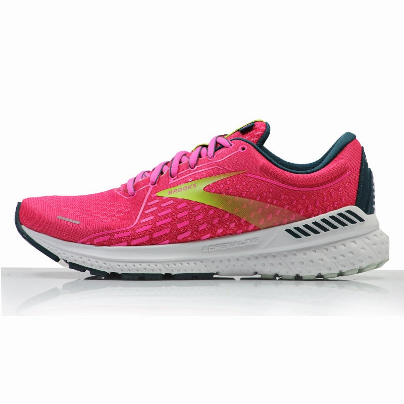 Brooks Adrenaline GTS 21 Women's Running Shoe - Raspberry/Pink/Sulphur Zoom Running