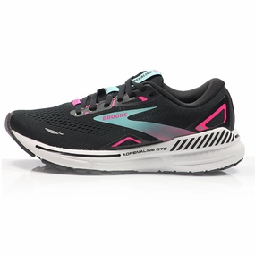 Best Lifting Running Shoes Brooks Adrenaline GTS 23 GTX Women's Running Shoe - Black/Knockout Pink/Aqua