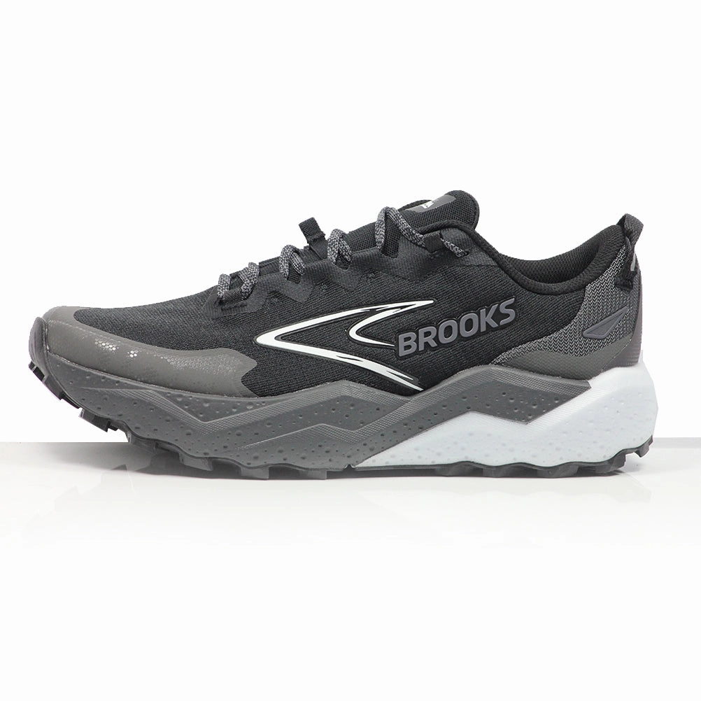 Monster Running Shoe Brooks Caldera 8 Women's Trail Shoe - Black/Blackened Pearl/White