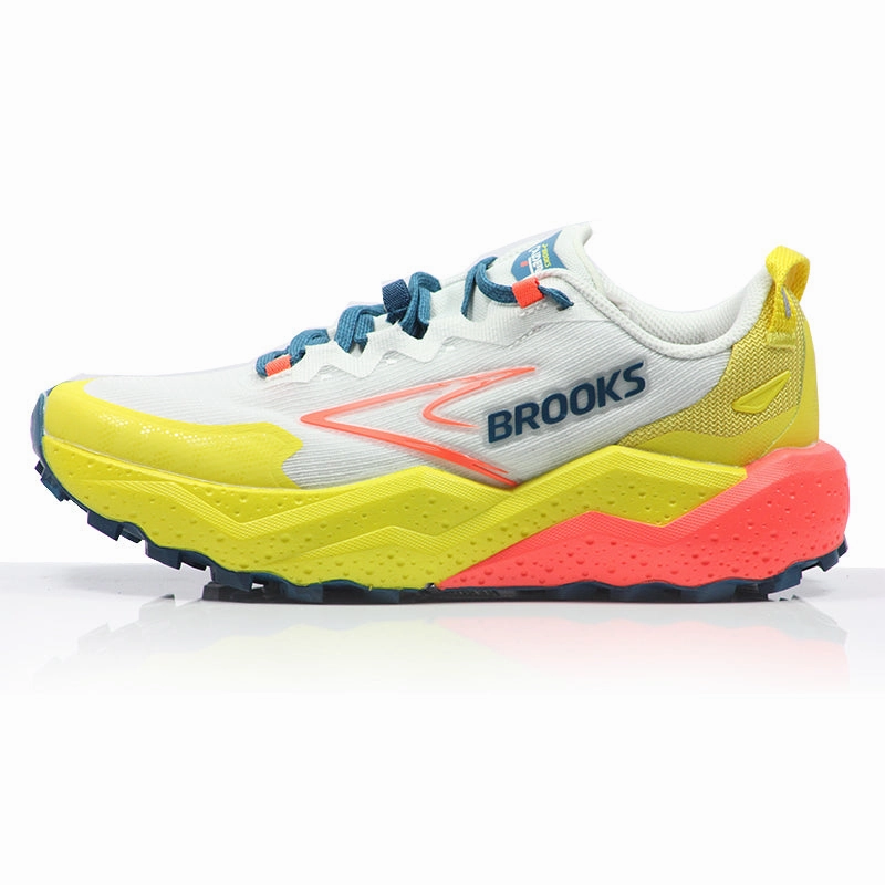Running Shoe Deals Brooks Caldera 8 Women's Trail Shoe - Blue/Quince/Flame