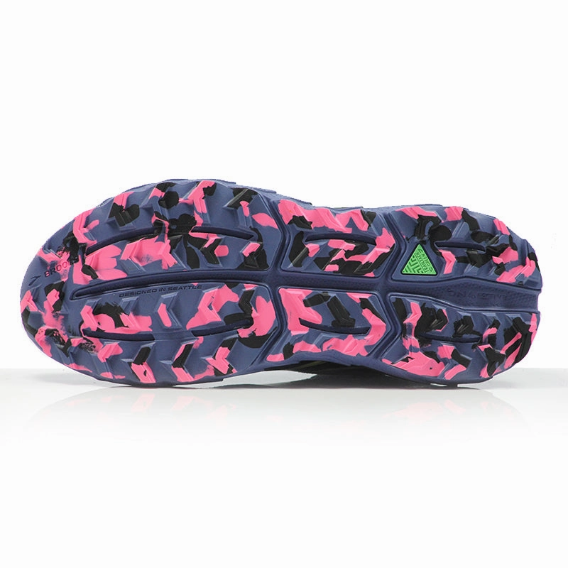 Brooks Cascadia 18 GTX Women's Trail Shoe - Grey Blue/Black/Pink Leather Running Shoes