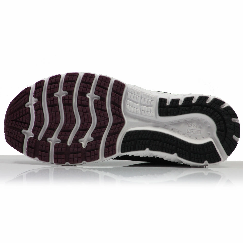 Brooks Glycerin 17 Women's Running Shoe - Ebony/Wild Aster/Fig Free Running Shoes 2017