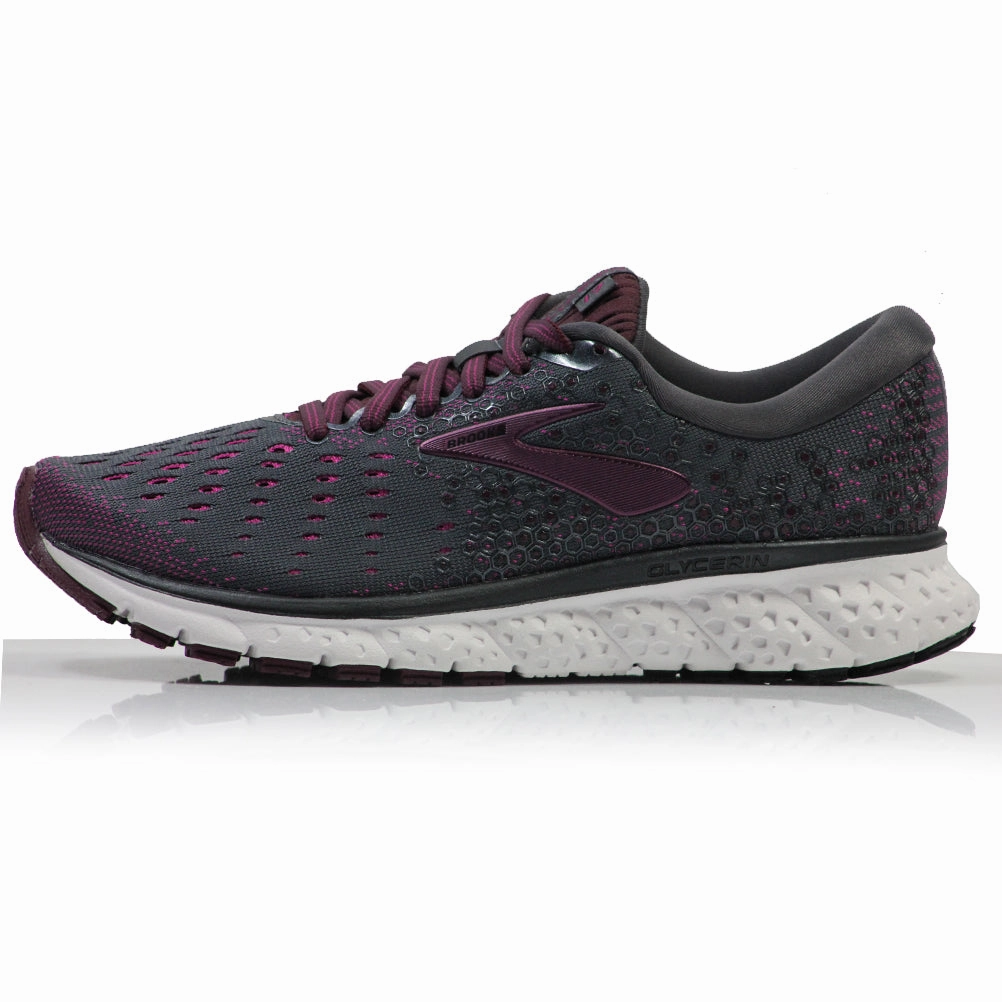 Running Shoes Disney Brooks Glycerin 17 Women's Running Shoe - Ebony/Wild Aster/Fig