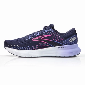 Brooks Glycerin 20 Women's Running Shoe - Peacoat/Blue/Pink On Cloudmonster Running Shoes