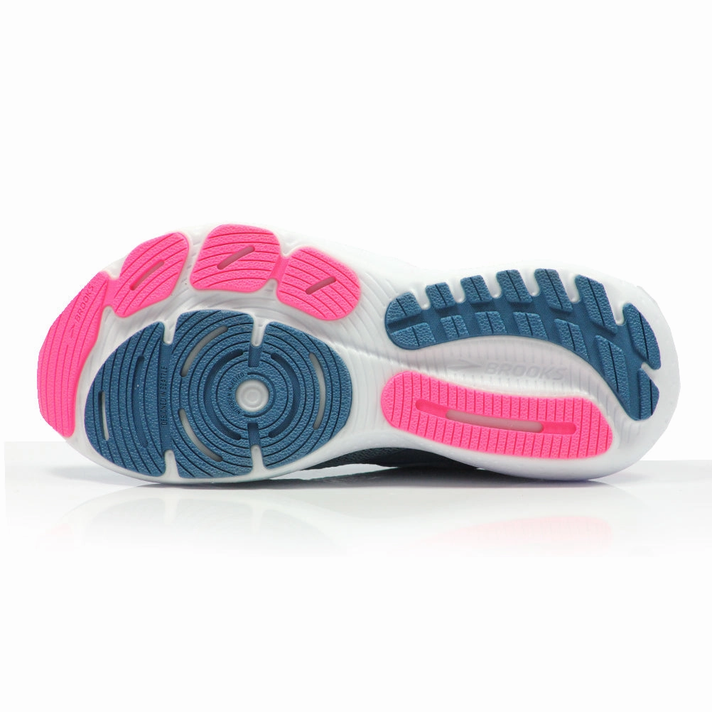 Best 5 Km Running Shoes Brooks Glycerin 21 Women's Running Shoe - Moroccan Blue/Aqua/Pink