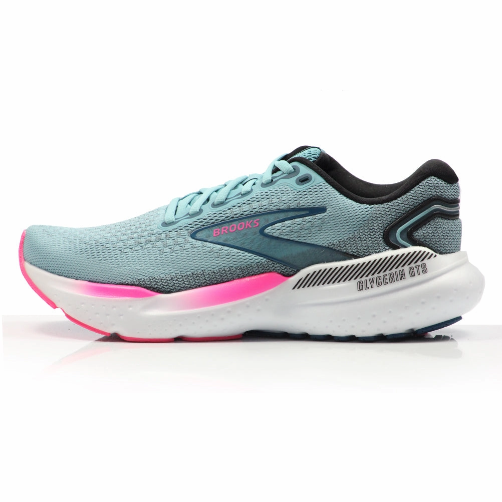 Brooks Glycerin 21 Women's Running Shoe - Moroccan Blue/Aqua/Pink Running Shoes Size 13