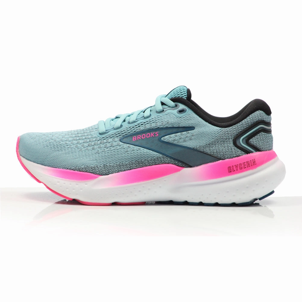 Casual Running Shoes Brooks Glycerin 21 Women's Running Shoe - Moroccan Blue/Aqua/Pink