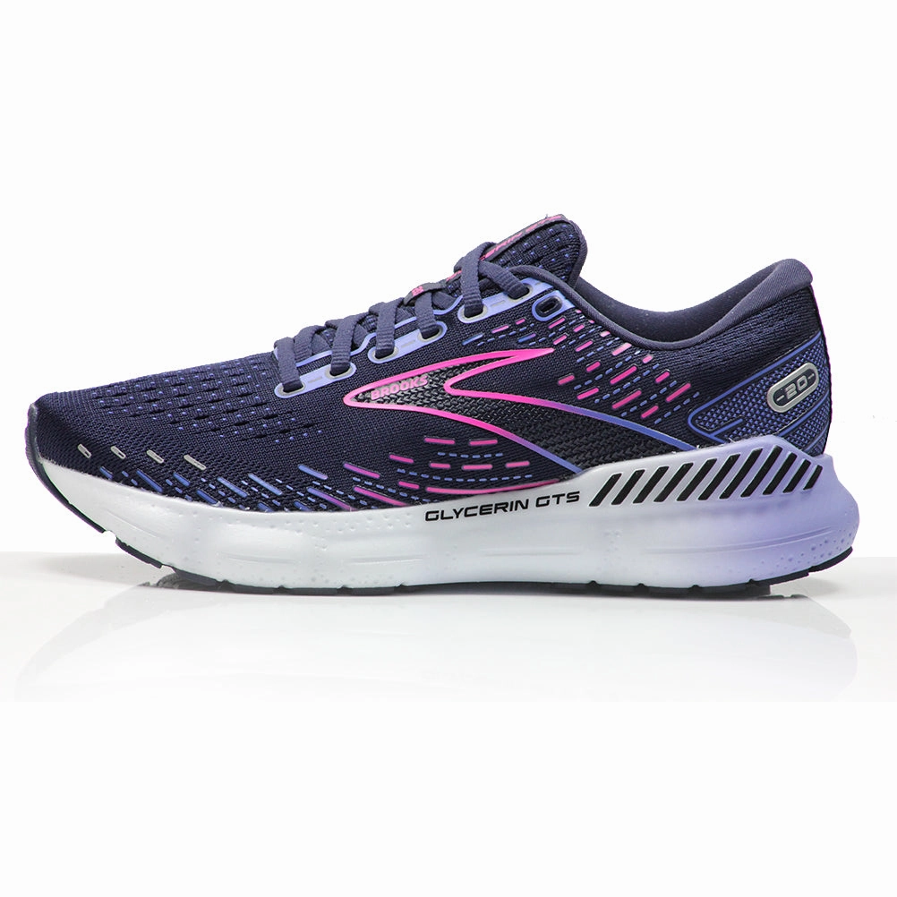 Ghost 16 Running Shoe Brooks Glycerin GTS 20 Women's Running Shoe - Peacoat/Blue/Pink