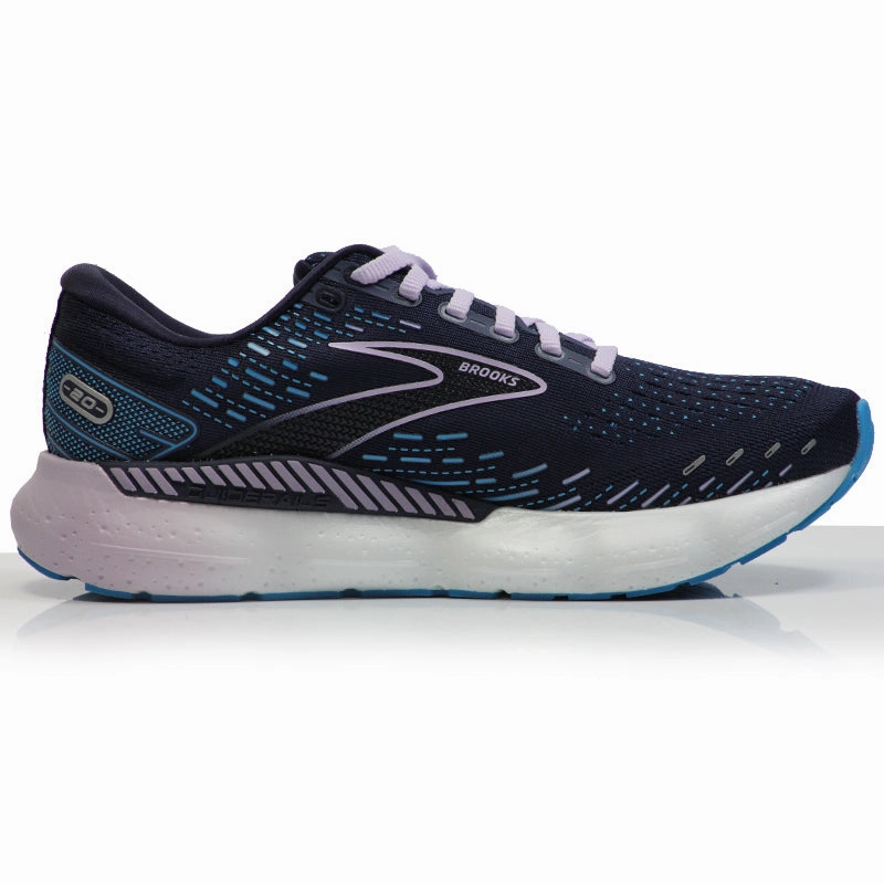 Brooks Glycerin GTS 20 Women's Running Shoe - Peacoat/Ocean/Pastel Lilac Invincible Running Shoes