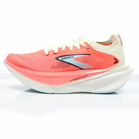 Brooks Hyperion Max 3 Women's Running Shoe - Coconut/Fiery Coral/Atomizer Responsive Running Shoes