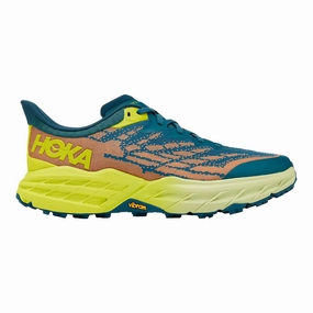 Men's Hoka Speedgoat 5, Blue Coral/Evening Primrose, 10 D Medium Most Durable