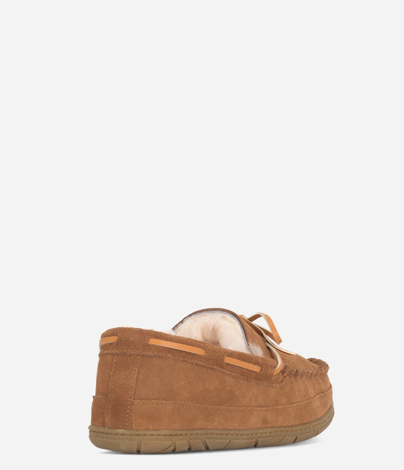 Anti Slip Slippers For Elderly Burleigh Moccasin Lace Tie Slipper - Men