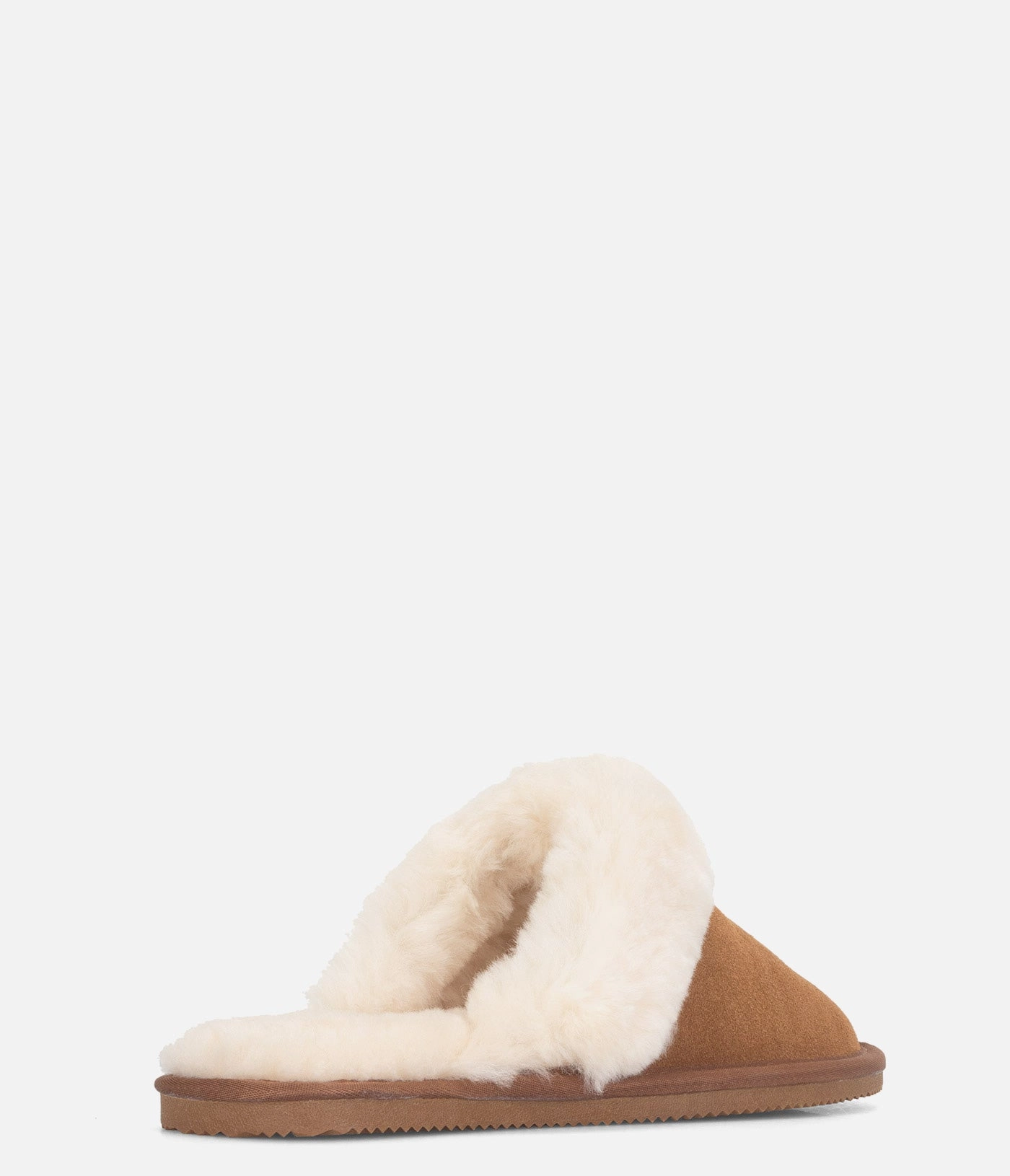Burleigh Plush Scuff Slide Sheepskin Slipper - Women Slides Air Jordan